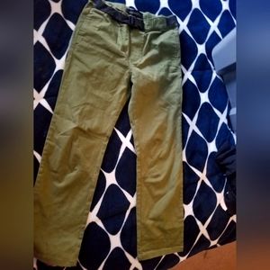 Treasure & bond kids green pants size M